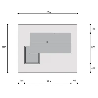 Dompasja 61 B — plan sytuacyjny 1 (odbicie lustrzane)