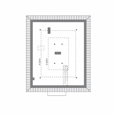 Dopasowany — rzuty kondygnacji 2