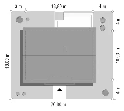 Ekonomiczny — plan sytuacyjny 1 (odbicie lustrzane)