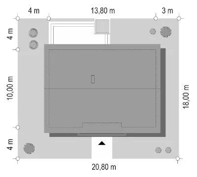 Ekonomiczny — plan sytuacyjny 1