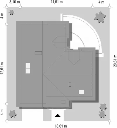 Elka — plan sytuacyjny 1