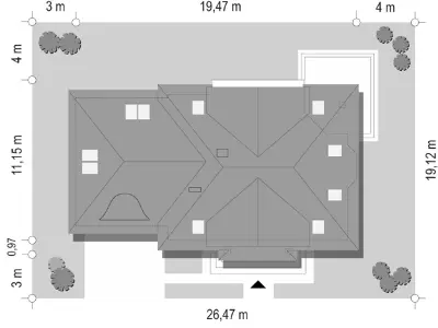 Faworyt 2 — plan sytuacyjny 1