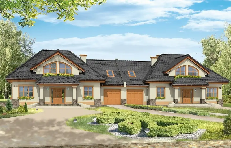 Projekt domu Faworyt 3 — wizualizacja