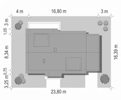 Fraszka 2 — plan sytuacyjny 1