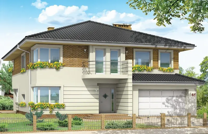 Projekt domu Gabriela 2 — wizualizacja