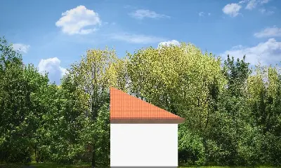 Garaż BG04 — elewacje 2 (odbicie lustrzane)