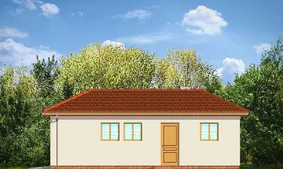 Garaż BG05 — elewacje 3