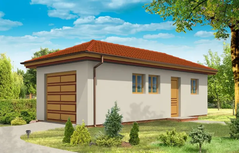 Projekt domu Garaż BG05 — wizualizacja