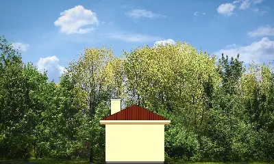 Garaż BG08 — elewacje 2 (odbicie lustrzane)