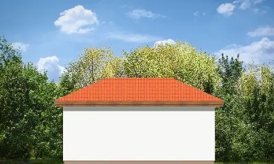 Garaż BG10 — elewacje 4 (odbicie lustrzane)