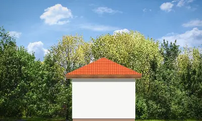 Garaż BG10 — elewacje 2 (odbicie lustrzane)