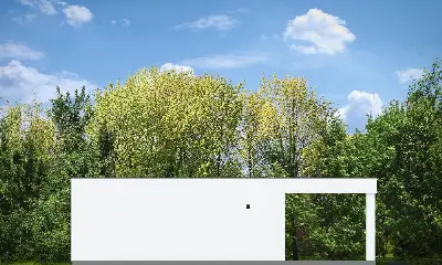 Garaż BG23 — elewacje 2