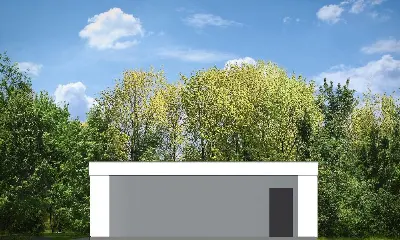 Garaż BG23 — elewacje 4 (odbicie lustrzane)