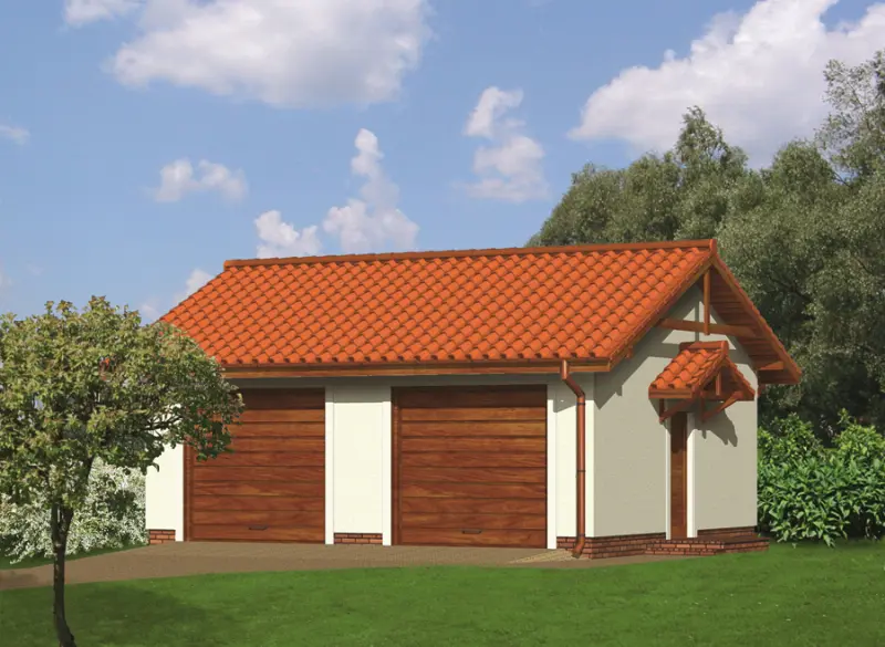Projekt domu Garaż G28b — wizualizacja