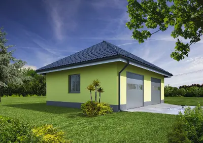Garaż GC85a — wizualizacje 1