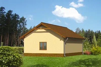 Garaż z pomieszczeniem gospodarczym GC09 — wizualizacje 1