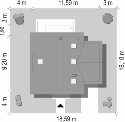 Gucio 2 — plan sytuacyjny 1