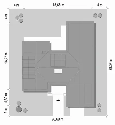 Hanka 3 — plan sytuacyjny 1
