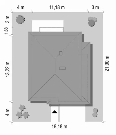 Helios wariant E — plan sytuacyjny 1