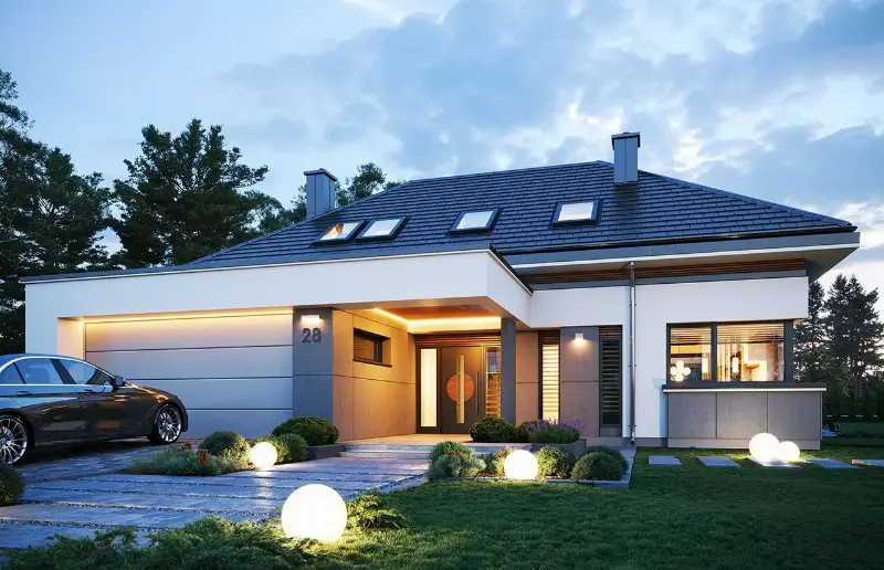 Projekt domu Hiacynt 3 — wizualizacja