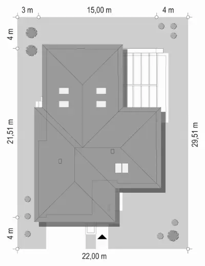 Hiacynt 5 — plan sytuacyjny 1