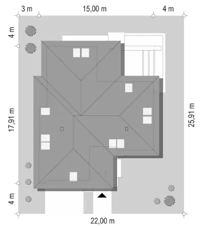 Hiacynt 6 — plan sytuacyjny 1