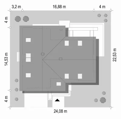 Hiacynt 8 — plan sytuacyjny 1