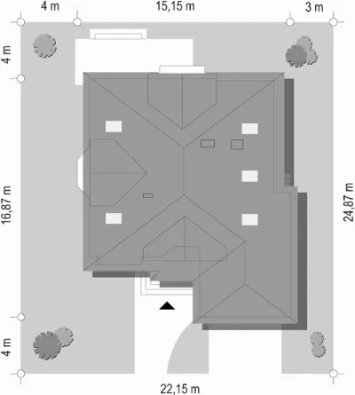 Hornówek 2 — plan sytuacyjny 1