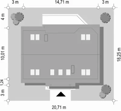 Iskierka — plan sytuacyjny 1