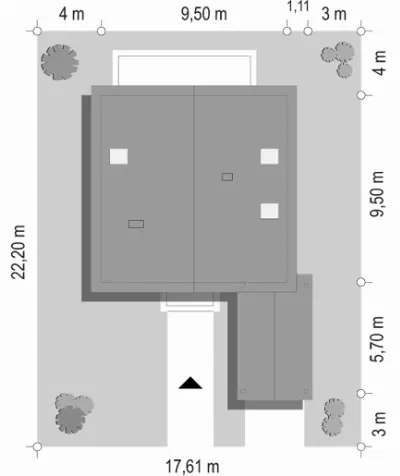 Jaś — plan sytuacyjny 1 (odbicie lustrzane)
