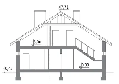 Jaworowa dolina — przekroje 1 (odbicie lustrzane)
