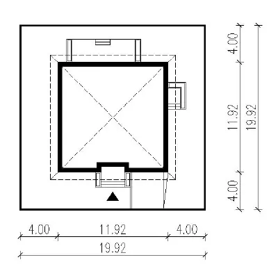 Jaworowa dolina — plan sytuacyjny 1