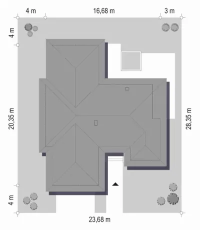 Jedyny — plan sytuacyjny 1