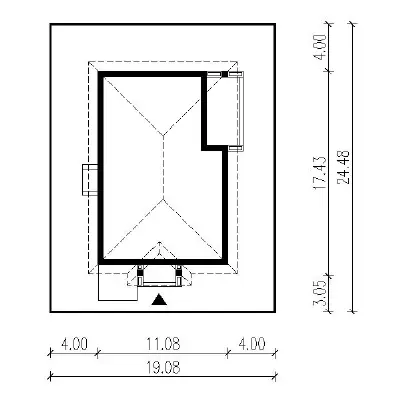 Jesienna zaduma — plan sytuacyjny 1 (odbicie lustrzane)