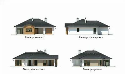 Jesienny pejzaż — elewacje 1