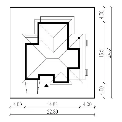 Jesienny pejzaż — plan sytuacyjny 1 (odbicie lustrzane)