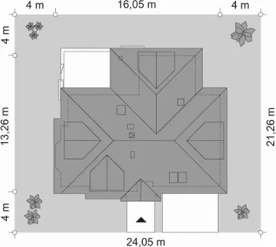 Jesion 2 — plan sytuacyjny 1