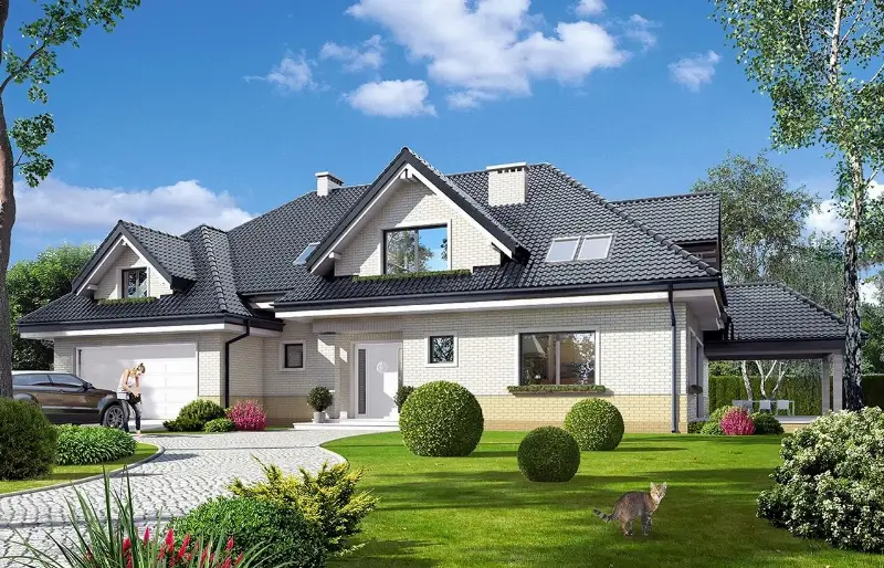 Projekt domu Joanna 2 — wizualizacja