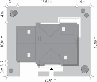Julka 3 — plan sytuacyjny 1