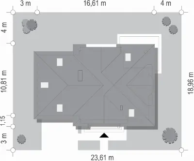 Julka — plan sytuacyjny 1