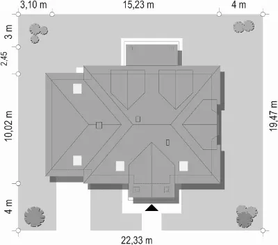 Kameralny — plan sytuacyjny 1