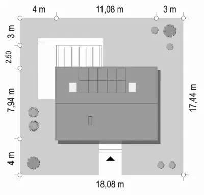 Kasia 6 — plan sytuacyjny 1