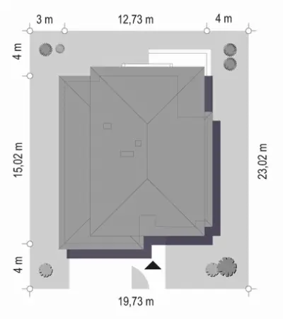 Kasjopea 7 B — plan sytuacyjny 1