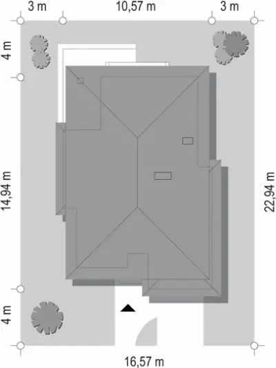Kasjopea 8 — plan sytuacyjny 1