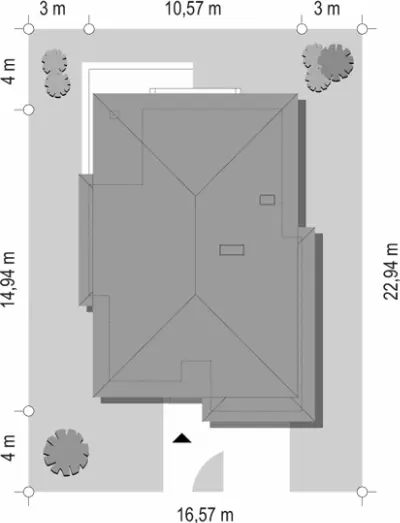 Kasjopea — plan sytuacyjny 1
