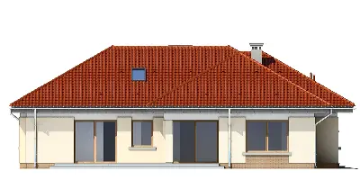 Komfortowy 3 — elewacje 4 (odbicie lustrzane)