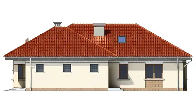 Komfortowy 3 — elewacje 2 (odbicie lustrzane)