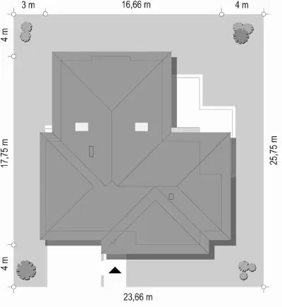 Komfortowy 3 — plan sytuacyjny 1