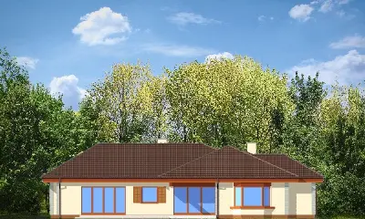 Komfortowy — elewacje 3 (odbicie lustrzane)