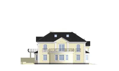 Komorów — elewacje 4